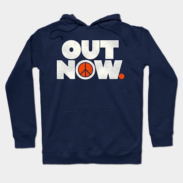 Out Now Anti-Vietnam War Protest Hoodie by darklordpug